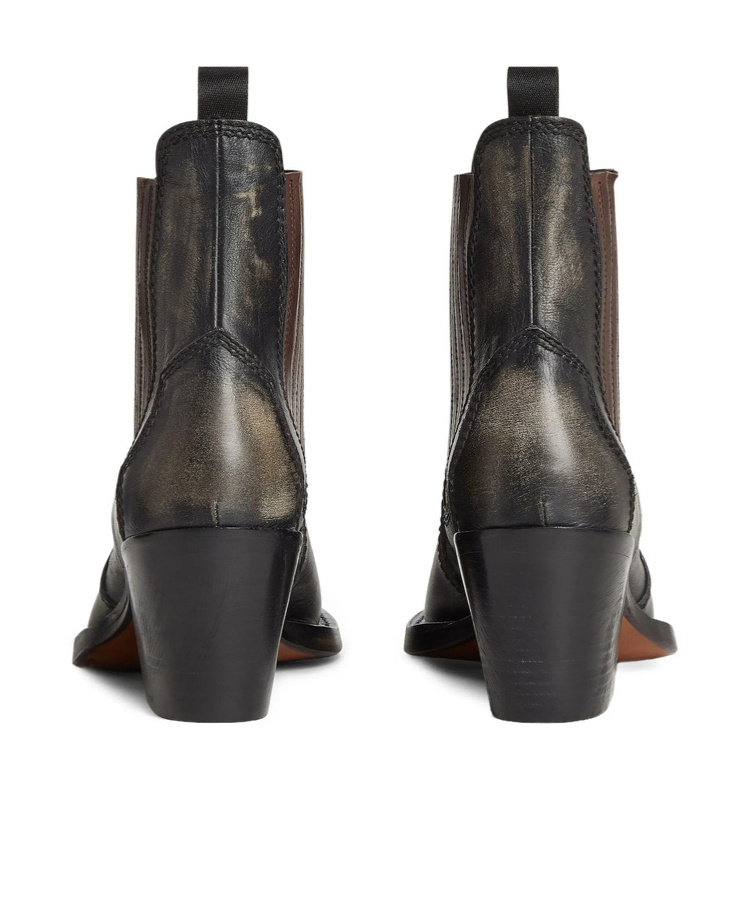 Dsquared2 Pointed Ankle Boots In Multi