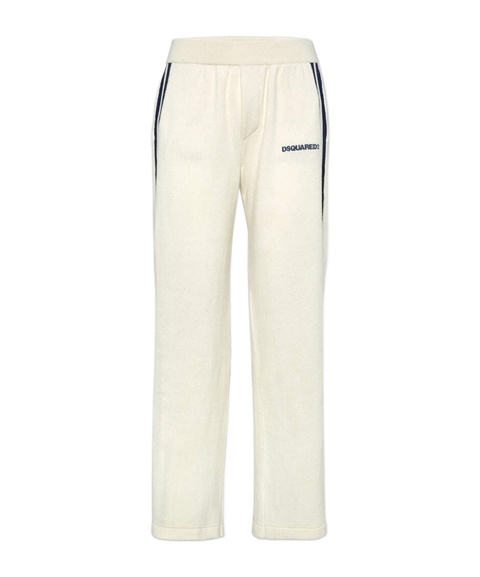 Dsquared2 Jogginghose Mit Logo-stickerei In White