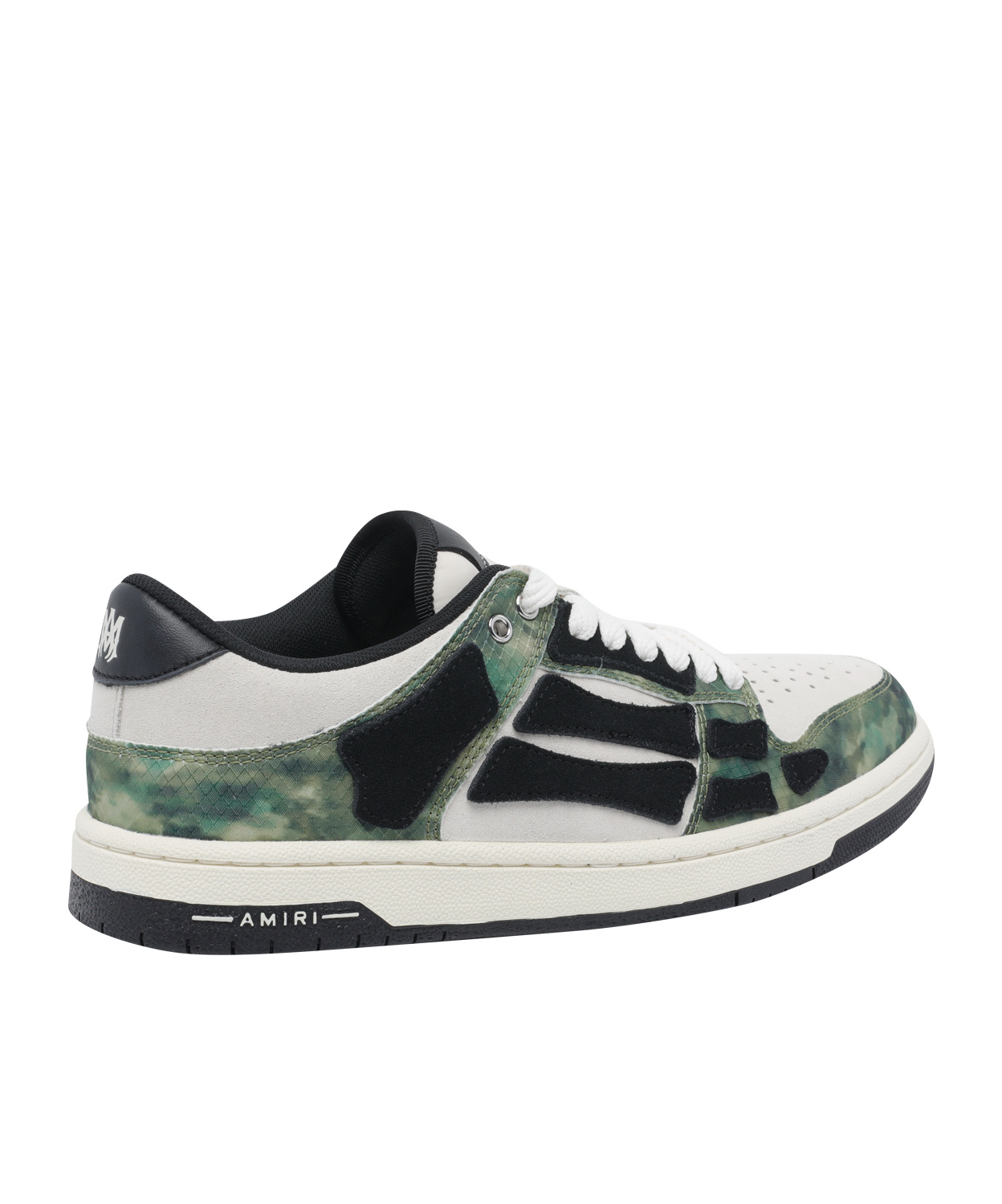 Amiri Camo Skel Lace-up Sneakers In Multi