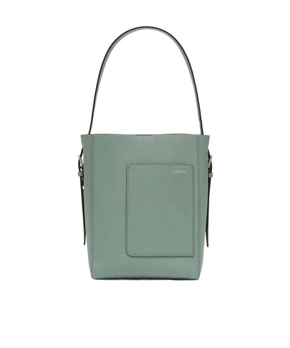 VALEXTRA VALEXTRA OPEN TOP MINI BUCKET BAG