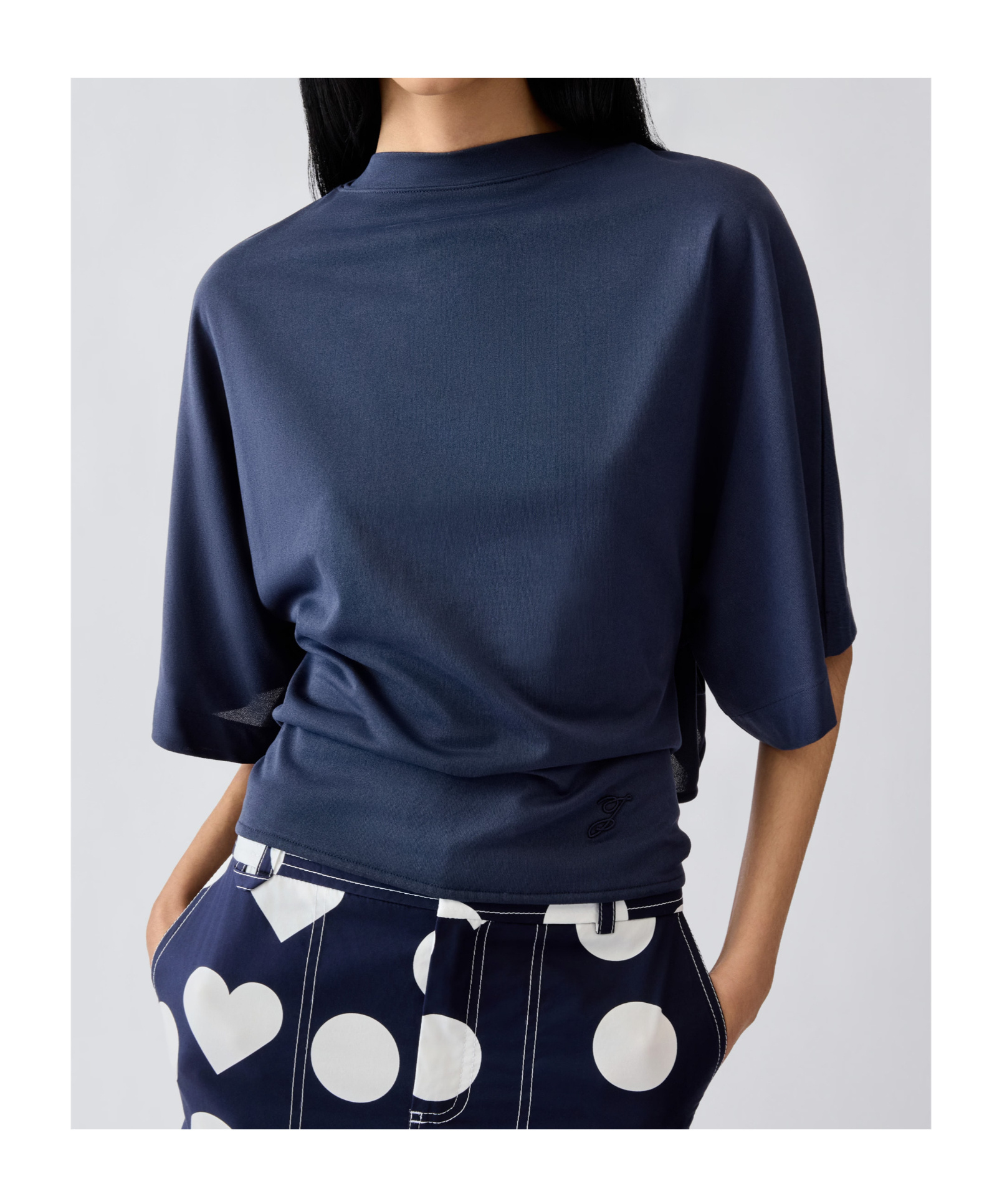 Jacquemus Moisson Open-back T-shirt In Black