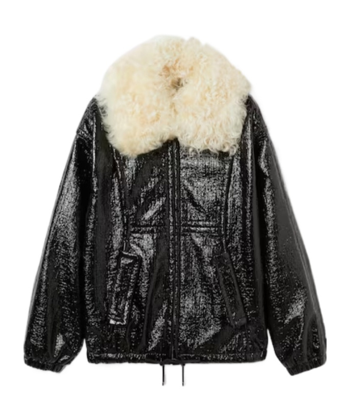 Gucci Coated Fabric Bomber Jacket In Black