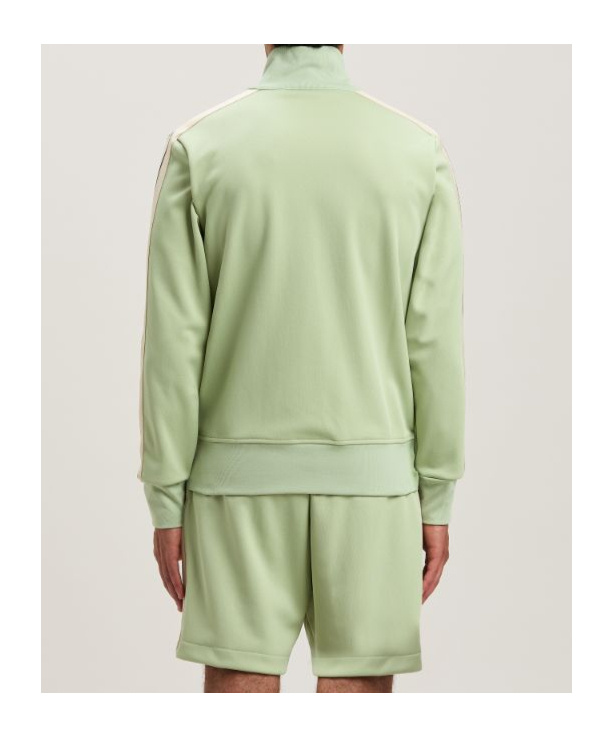 Palm Angels Classic Logo Tech Zip Track Jacket In White