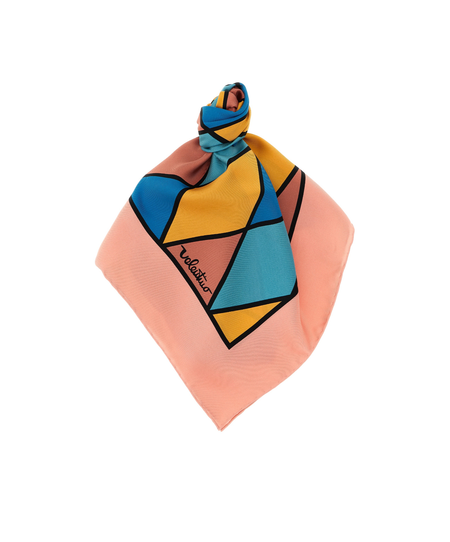 Valentino Printed Silk Scarf In Pink