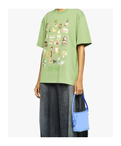 Jw Anderson Anchor Mini Bag In Blue