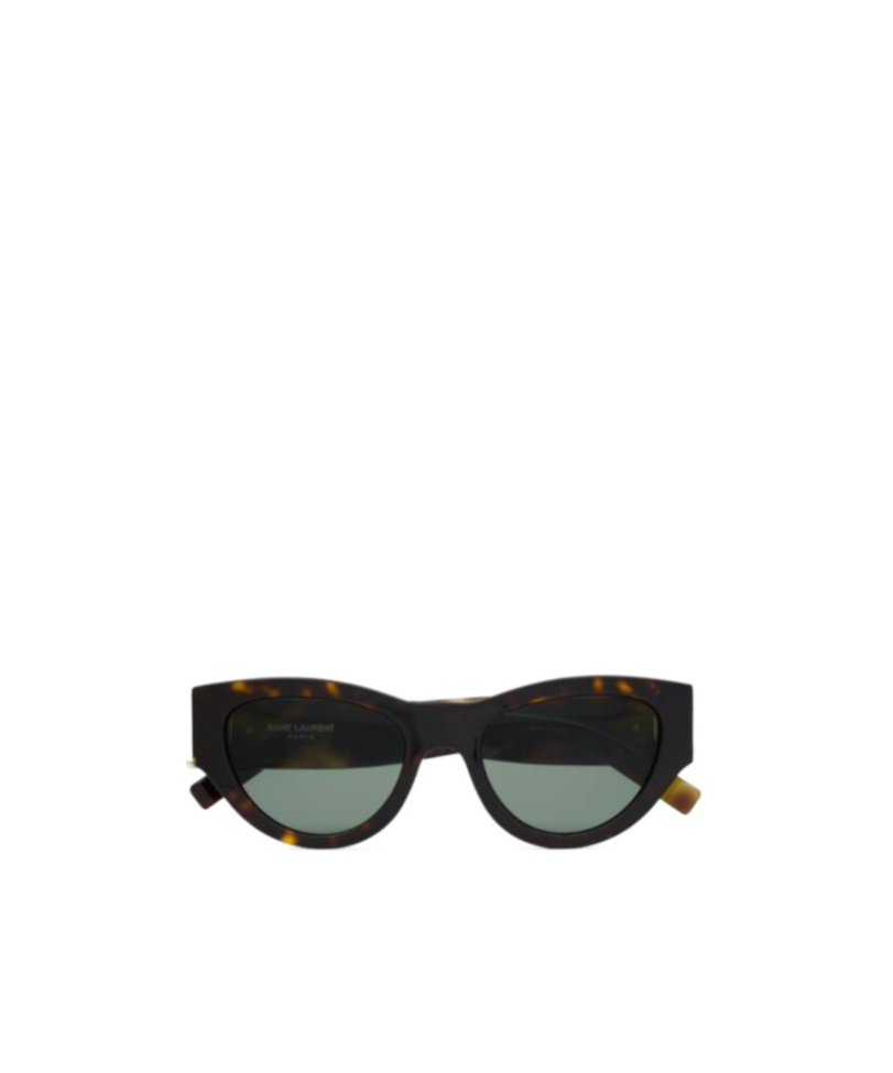 Saint Laurent Cassandre Sunglasses In Black