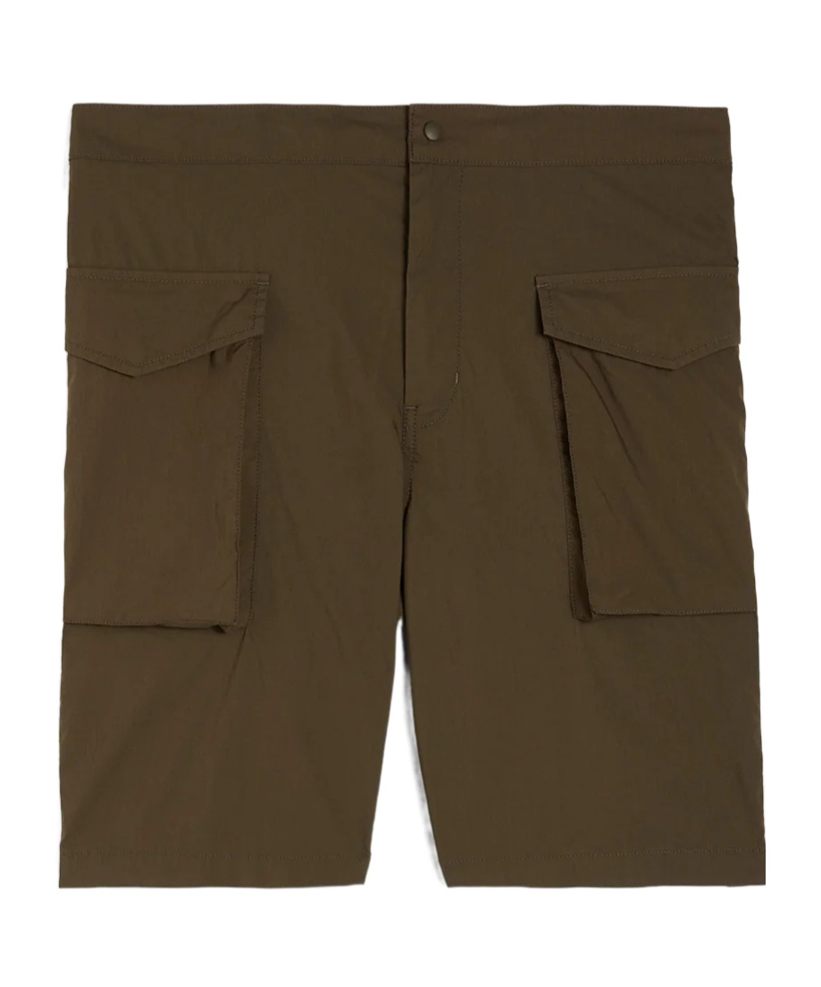 Shop Aspesi Lou Bis Poplin Pocket Shorts
