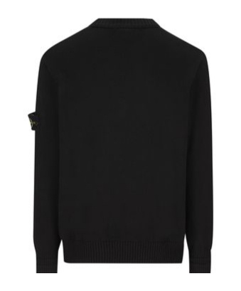 Shop Stone Island Compass-badge Sweater In Black