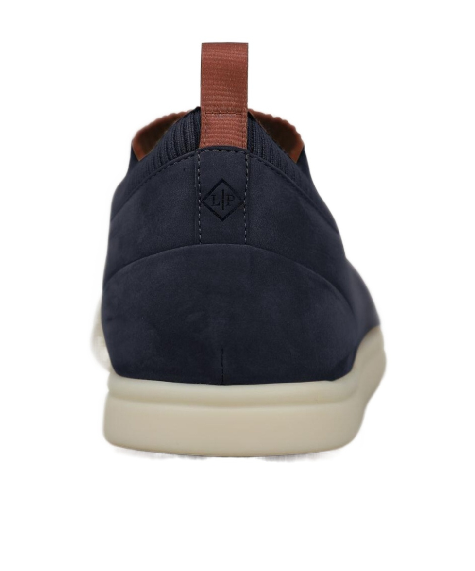 Loro Piana Soho Walk Low-cut Casual Shoes In Black