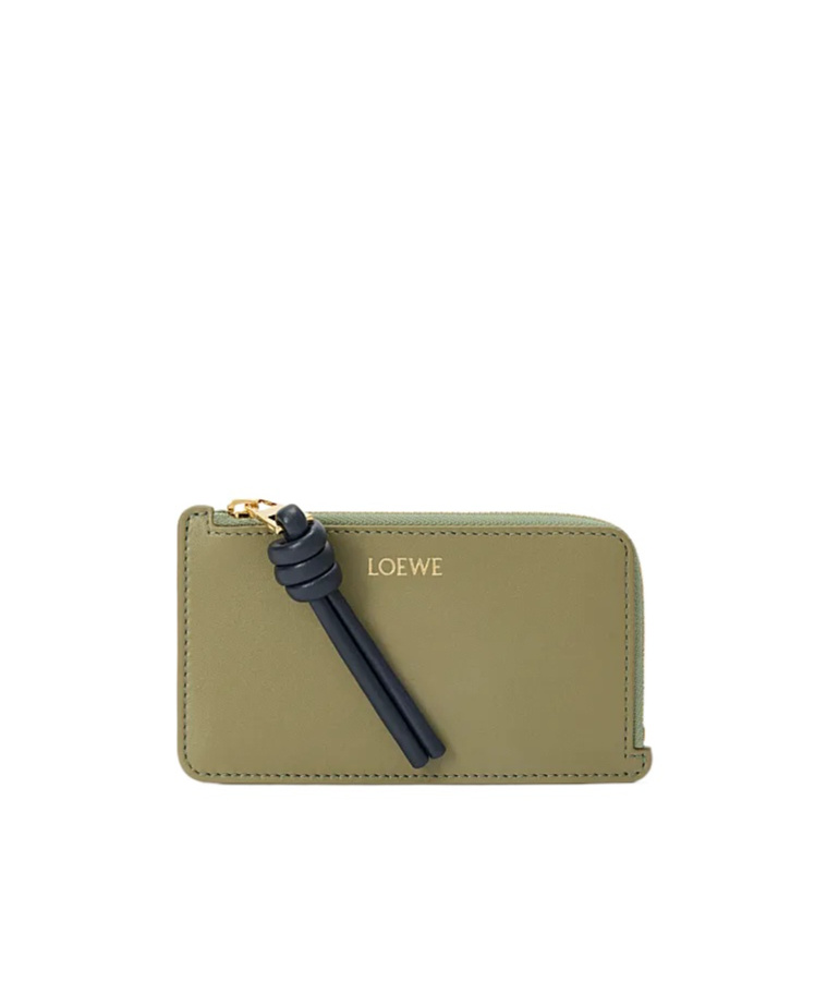 Loewe Knot Coin Cardholder In Shiny Nappa Calfskin