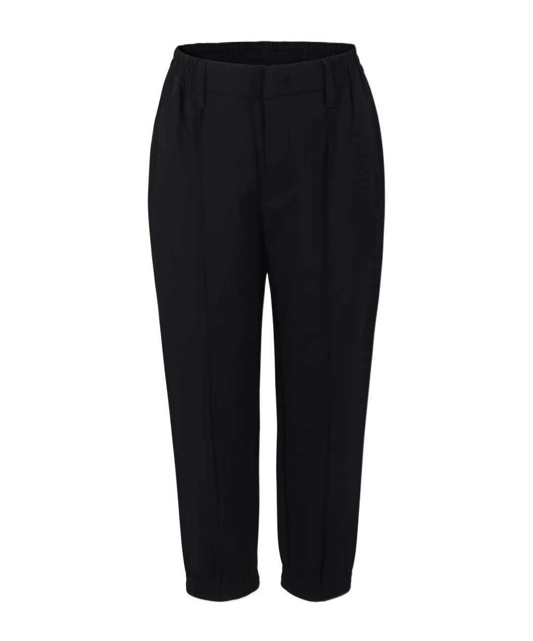 Emporio Armani Blue Trousers For Boy With Eagle In Black
