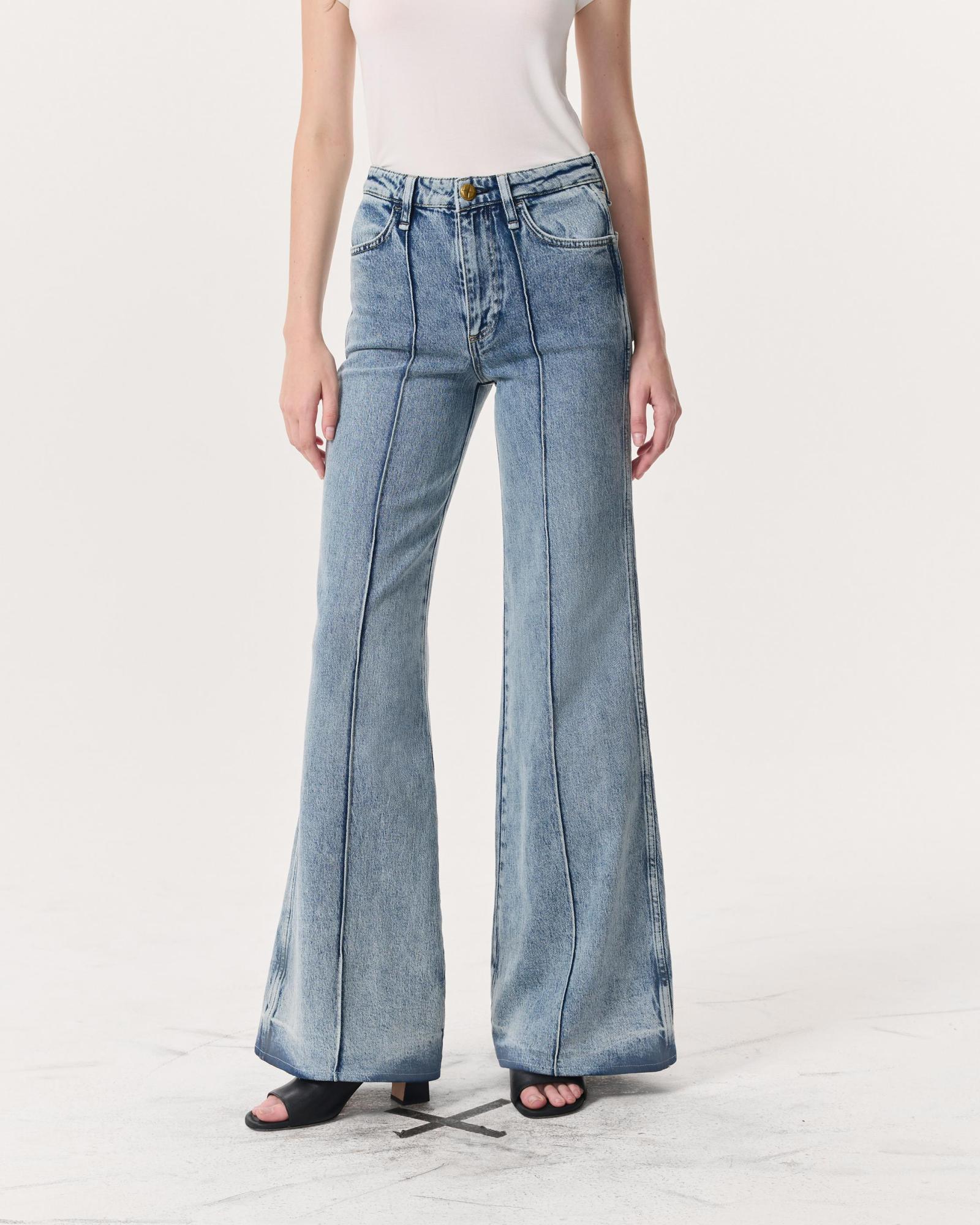 Rag & Bone Skylar High-rise Trouser Jeans In Light Indigo