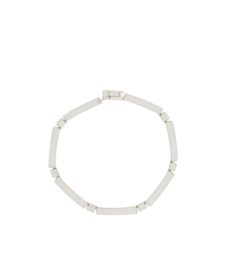 Saint Laurent Strip Bracelet In White