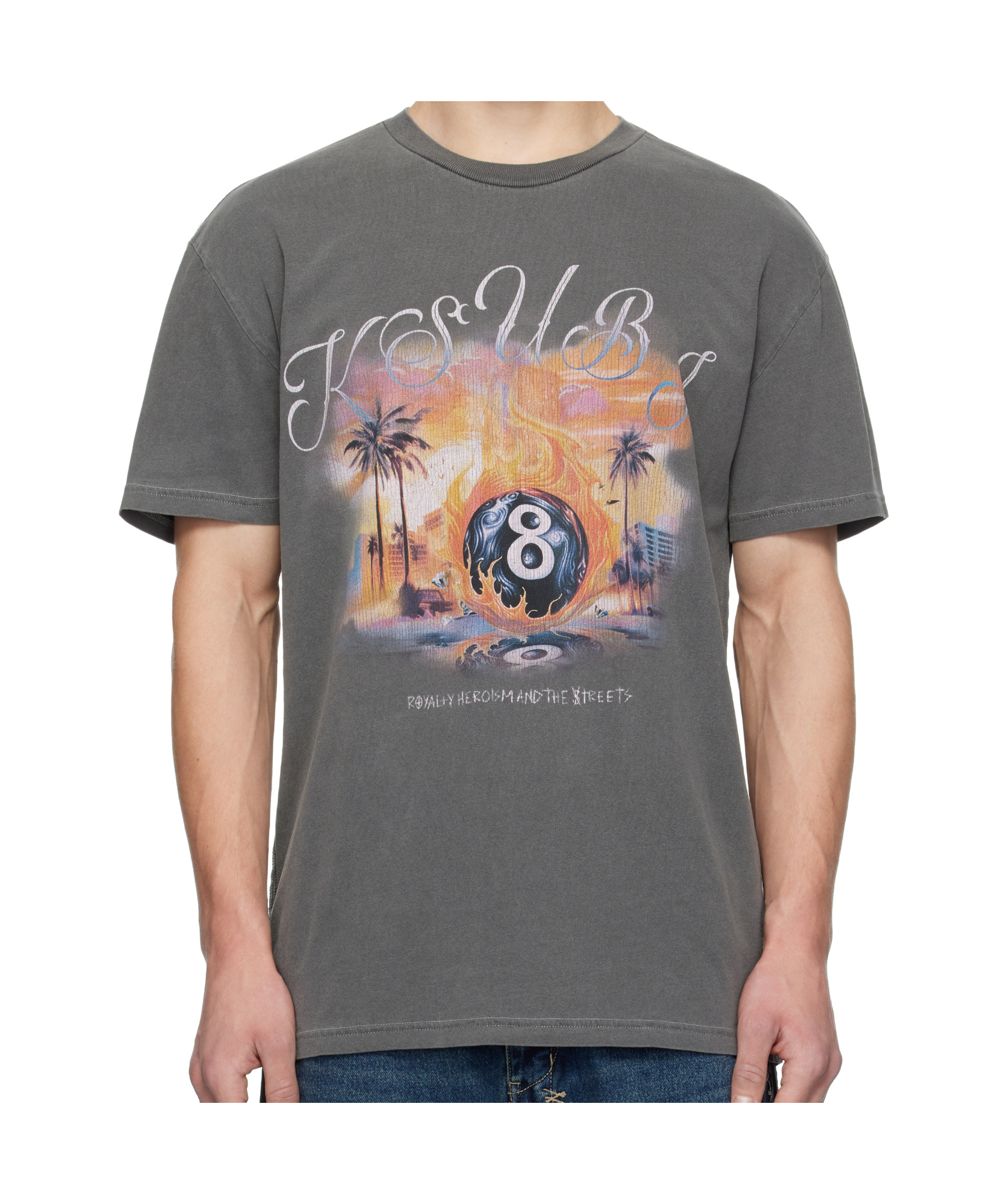 Shop Ksubi World Order Biggie T-shirt In Black