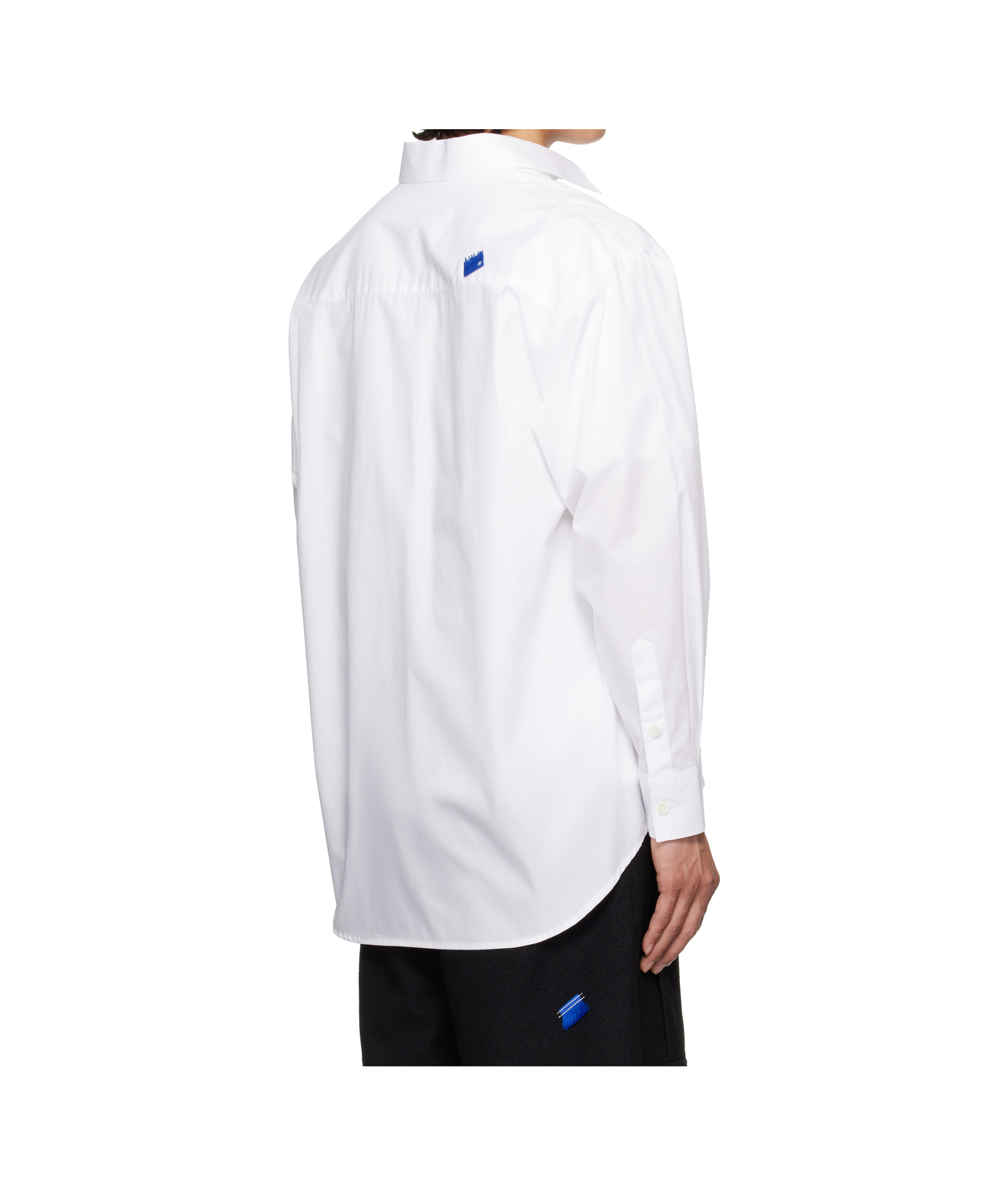 Ader Error Long Sleeve Shirt In White