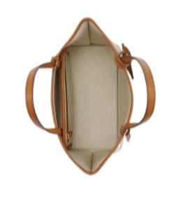 Mcm Himmel Mini Lauretos Shopper Tote In Brown