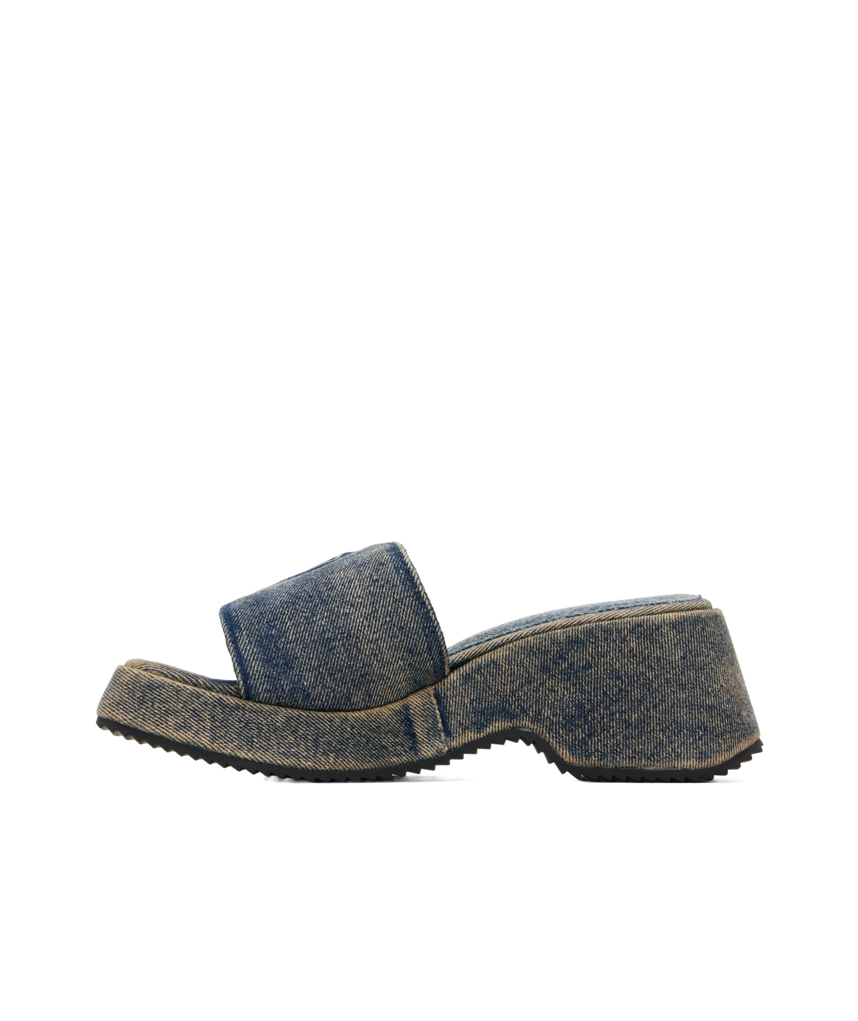 Diesel Sa-oval D Pf W Heeled Sandals In Blue