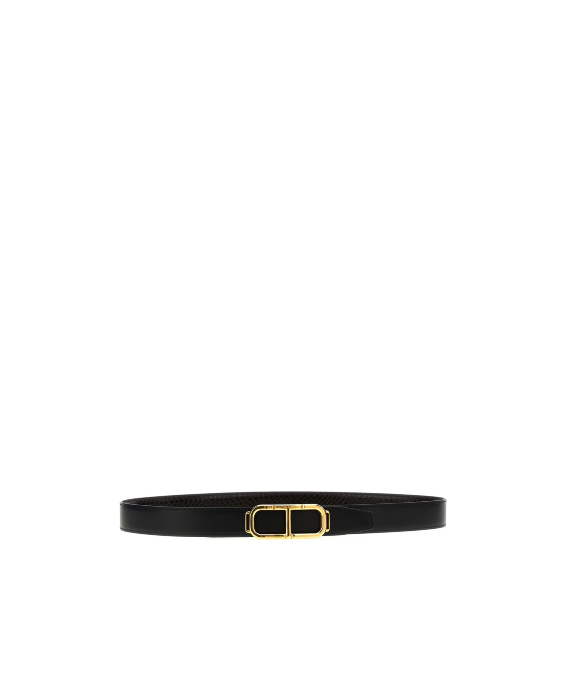 Tom Ford Double-sided Belt In Black