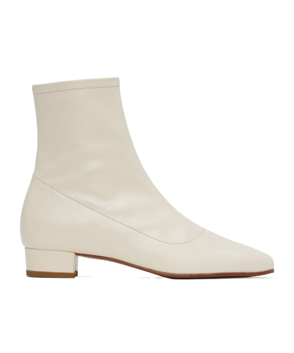 BY FAR ESTE SQUARE TOE ANKLE BOOTS