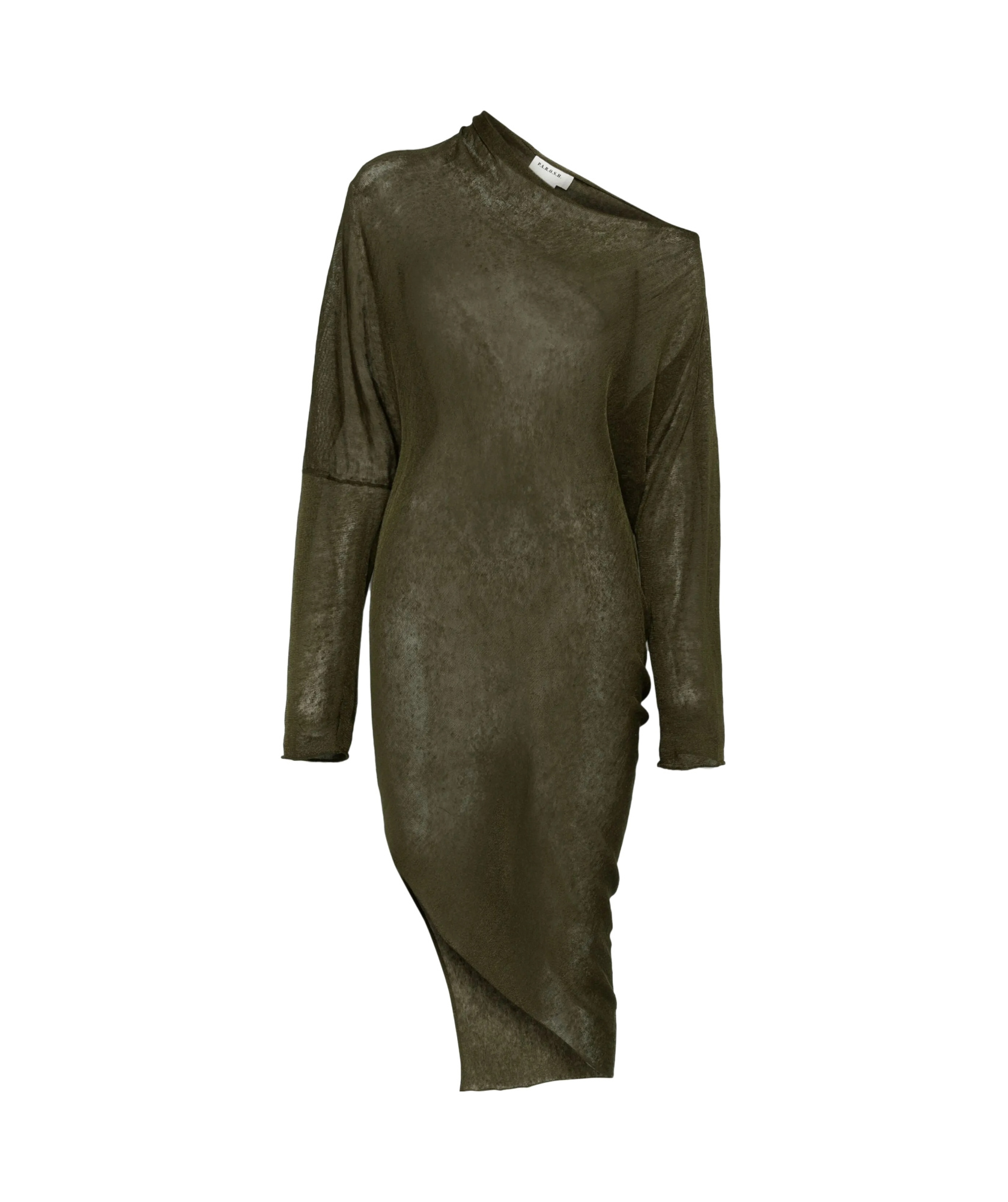 P.a.r.o.s.h Asymmetric Midi Dress