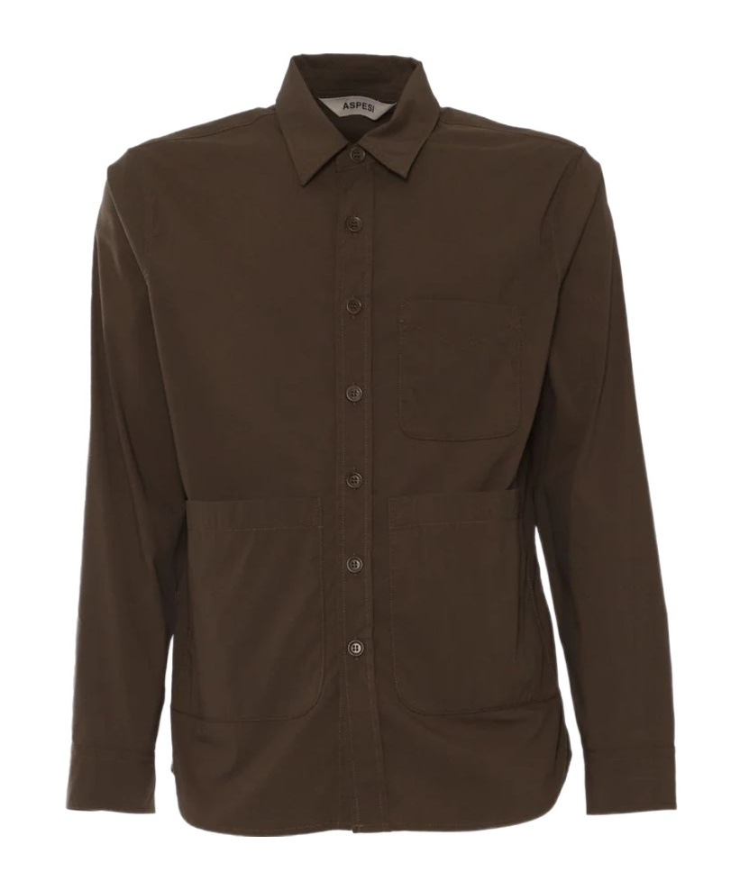 ASPESI BUTTON-UP LONG SLEEVE SHIRT