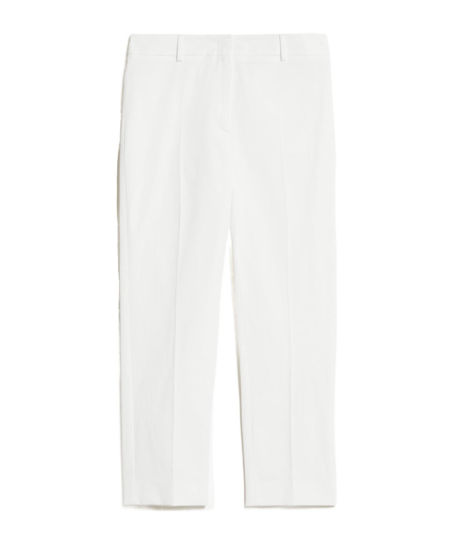 Weekend Max Mara Belt-loop Casual Pants In White