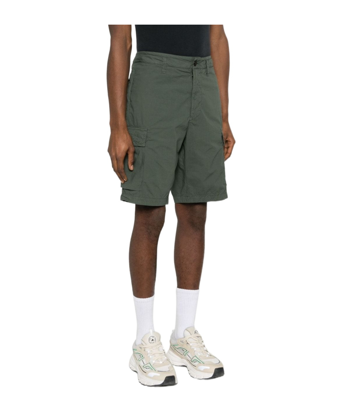 STONE ISLAND TAFFETA CARGO SHORTS 