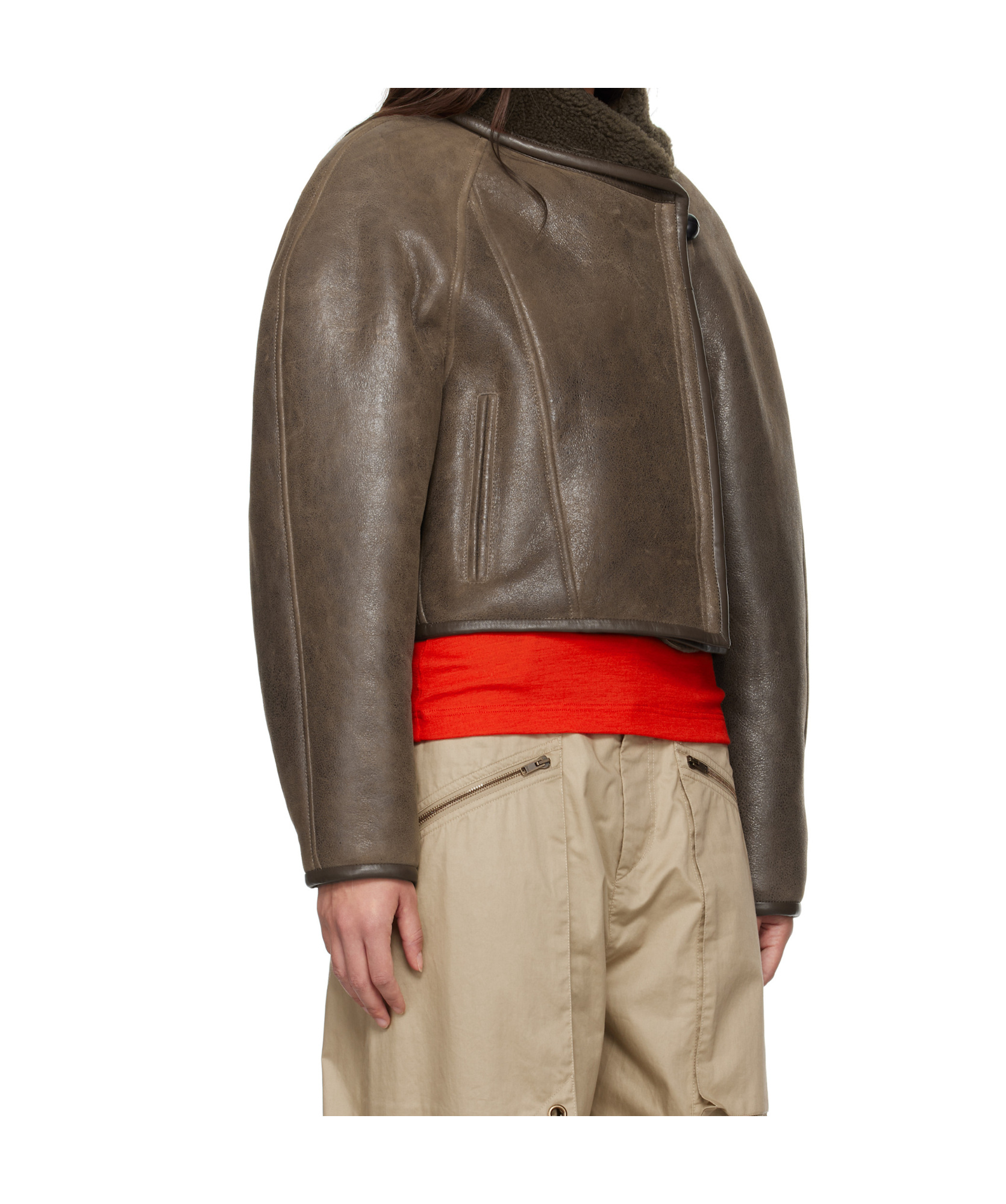 Isabel Marant Long-sleeved Jacket In Brown