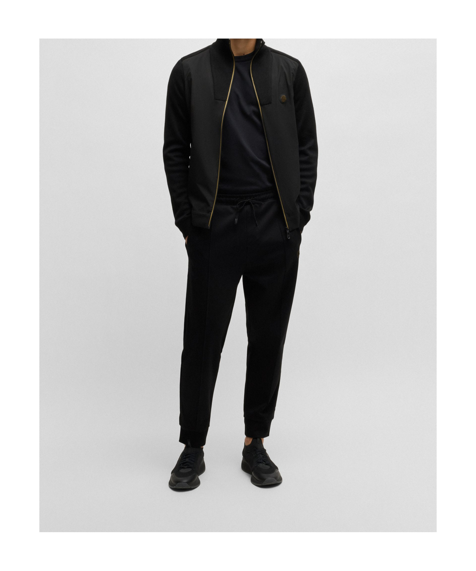 Hugo Boss Tracksuit Bottoms With Double B Monogram In Black