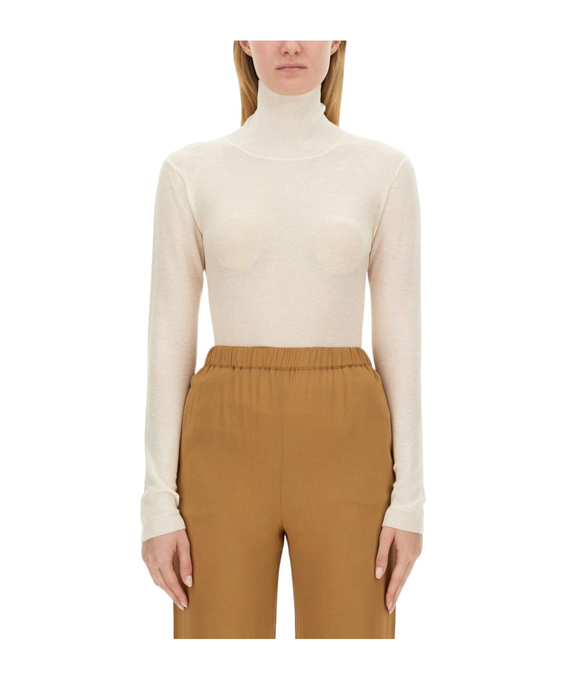 FABIANA FILIPPI FABIANA FILIPPI SEQUINNED ROLL-NECK KNITTED JUMPER