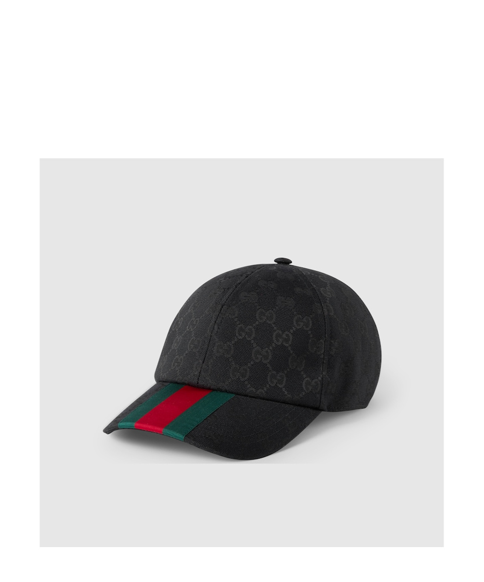 Gucci Logo Baseball Cap In Black