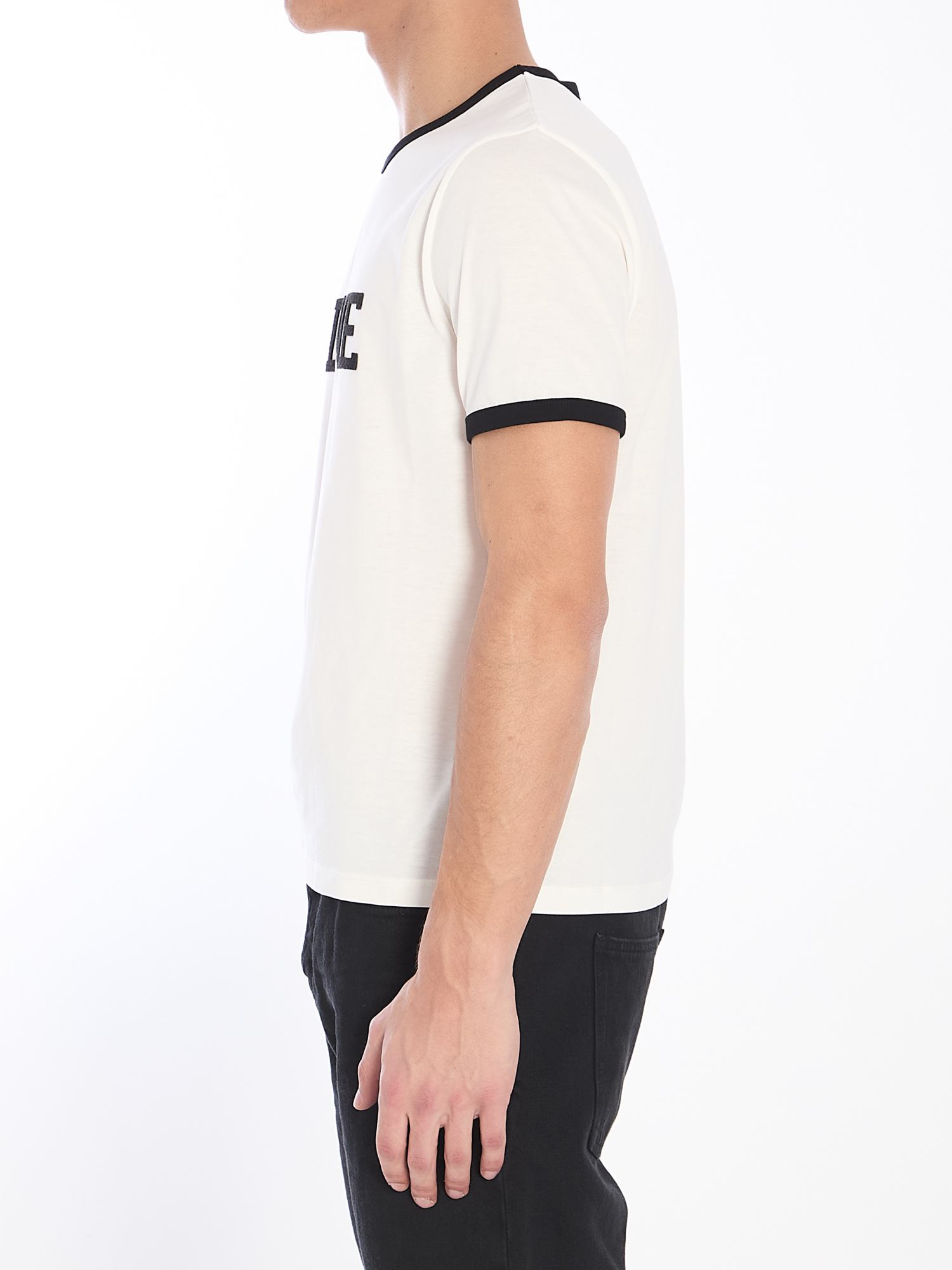 Celine Logo Short-sleeved T-shirt In White