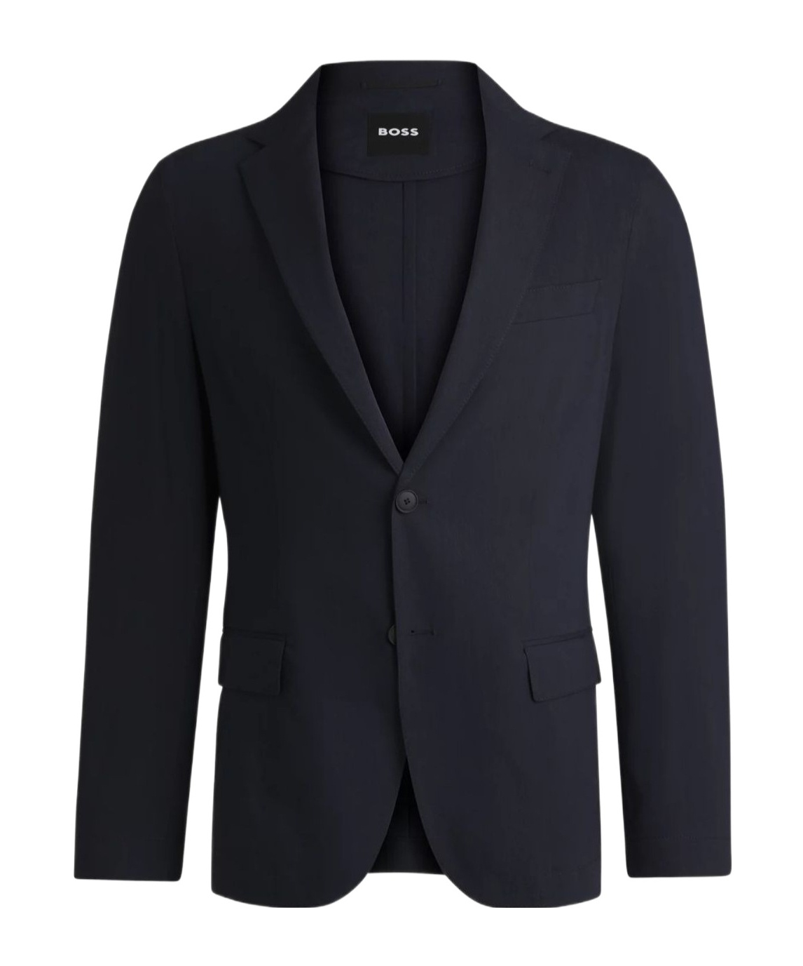 Hugo Boss Slim-fit Suit In A Performance-stretch Wool Blend In Blue