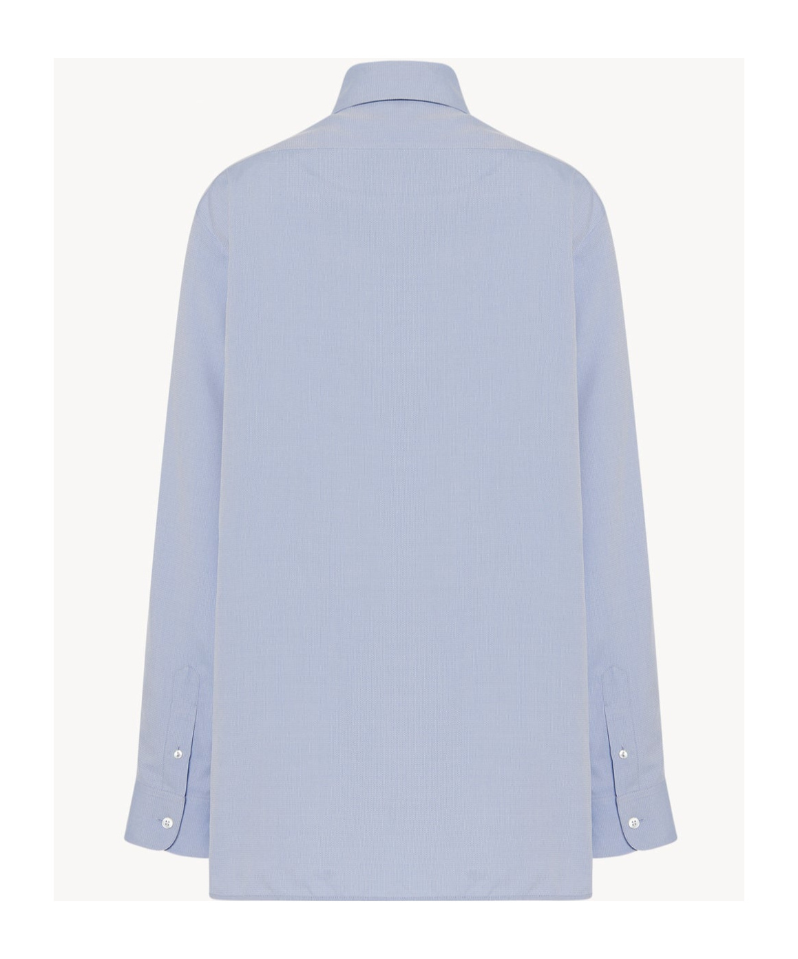 The Row Sisilia Long-sleeved Shirt In Gray
