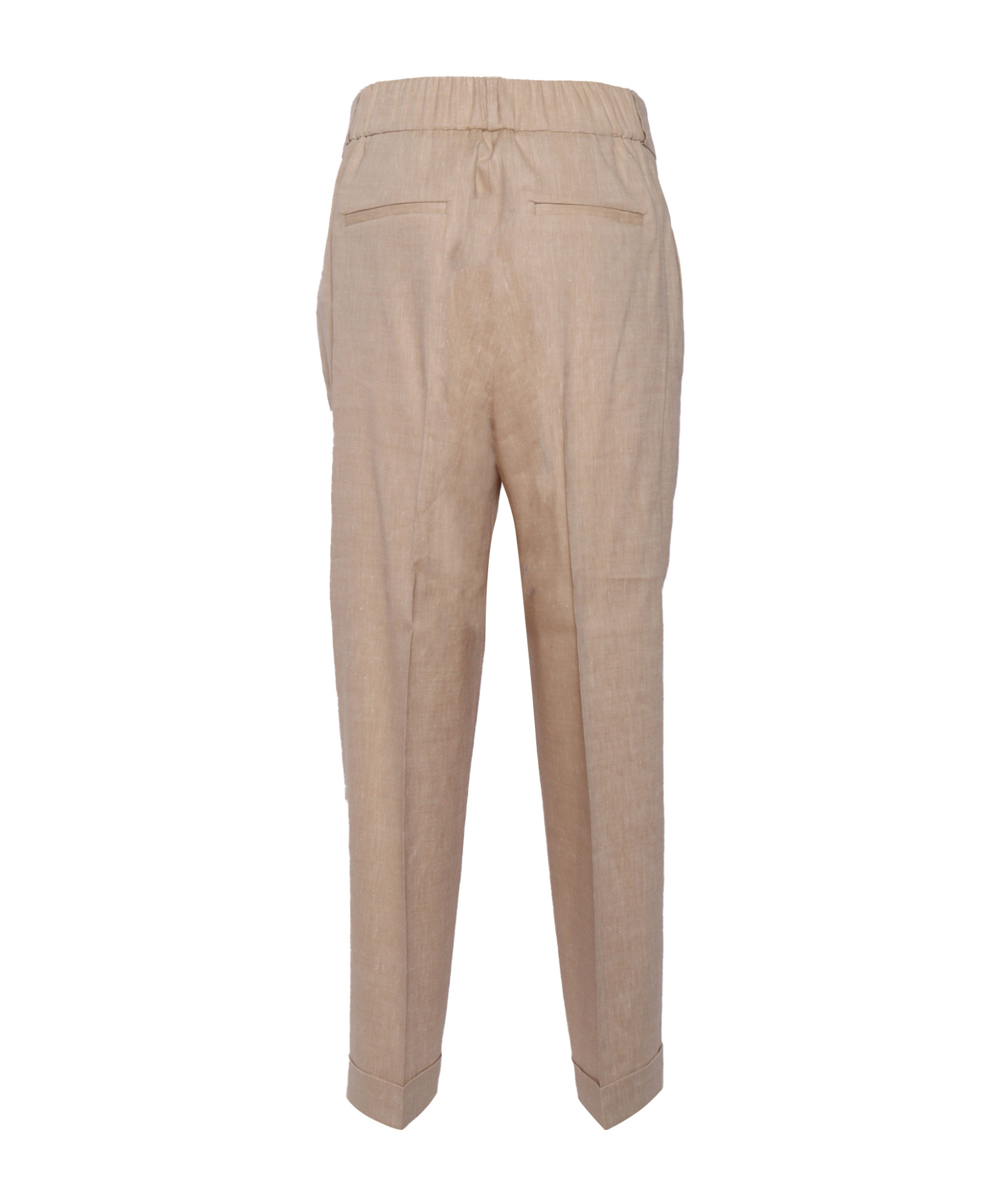 Peserico Belt Loops Slacks In Nude