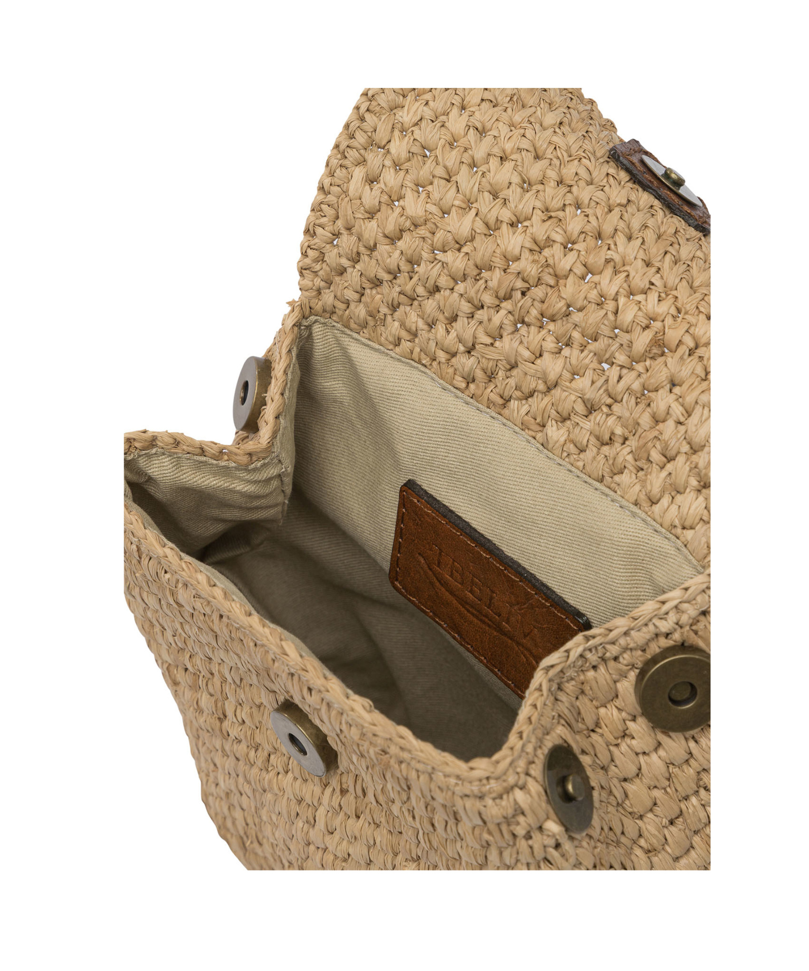 Ibeliv Flip Shoulder Bag In Nude