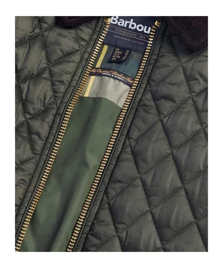 Barbour Beadnell Quilted Jacket In Black