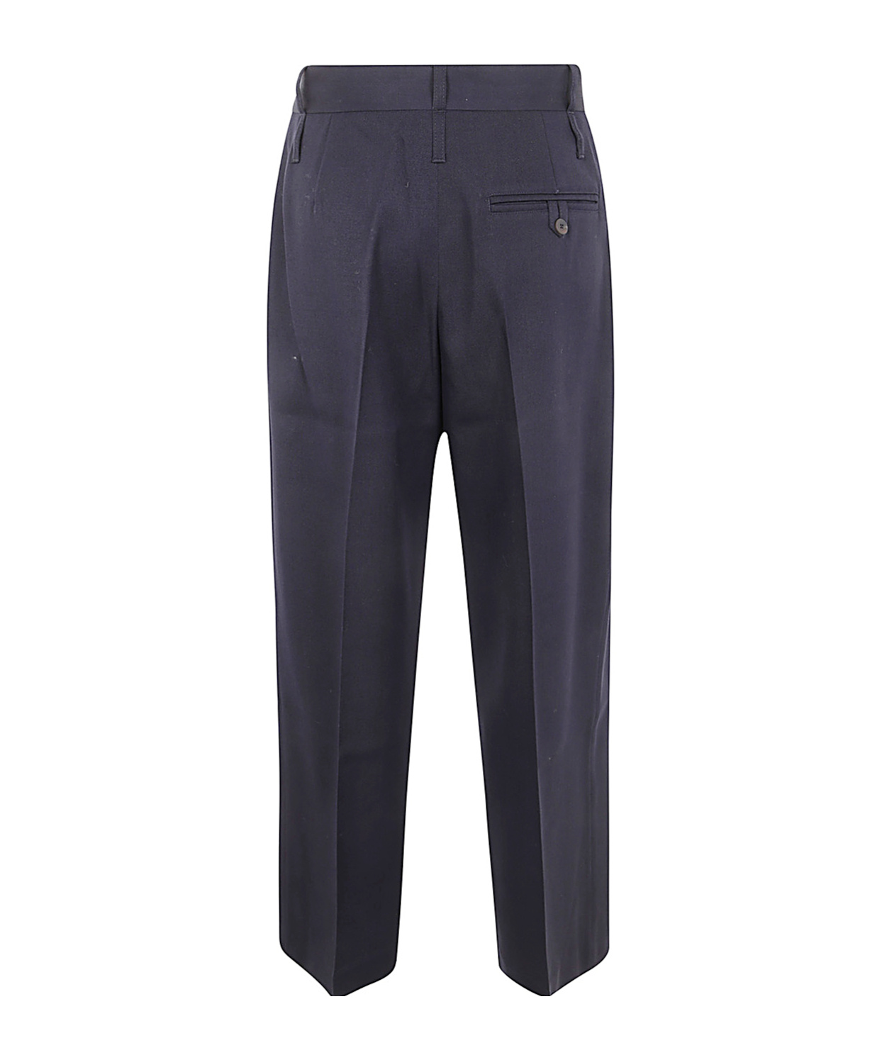 Studio Nicholson Trousers With High Waist And Front Pleats In Black