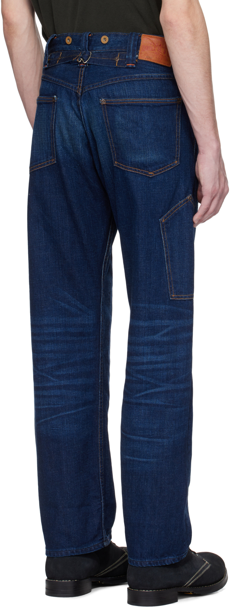 Rrl Vintage 5-pocket Keating Jeans In Blue