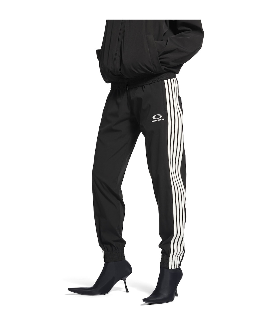 Balenciaga Elastic Waist Sweatpants In Black