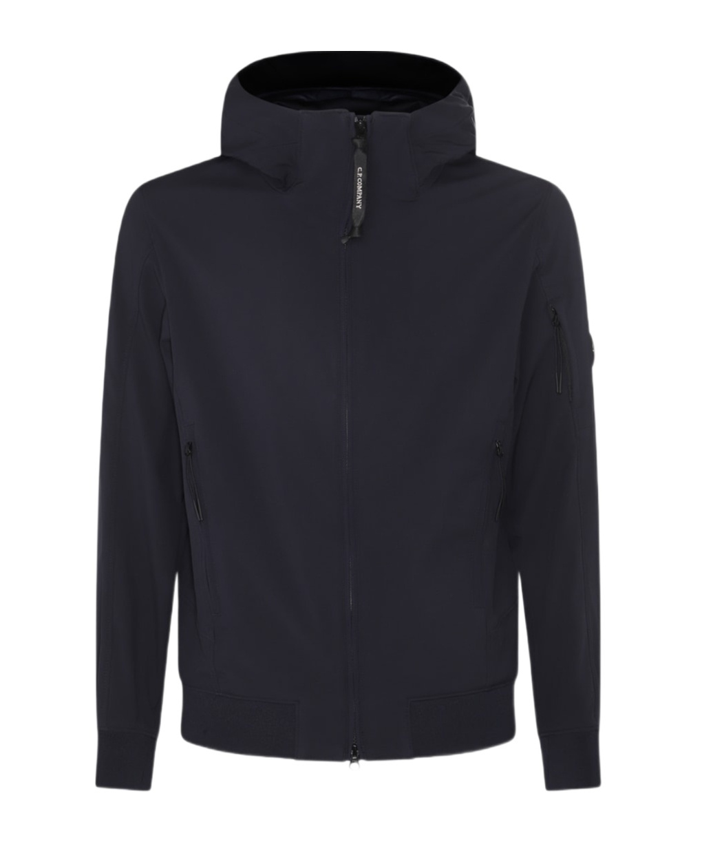 C.p. Company Long-sleeved Casual Jacket In Black