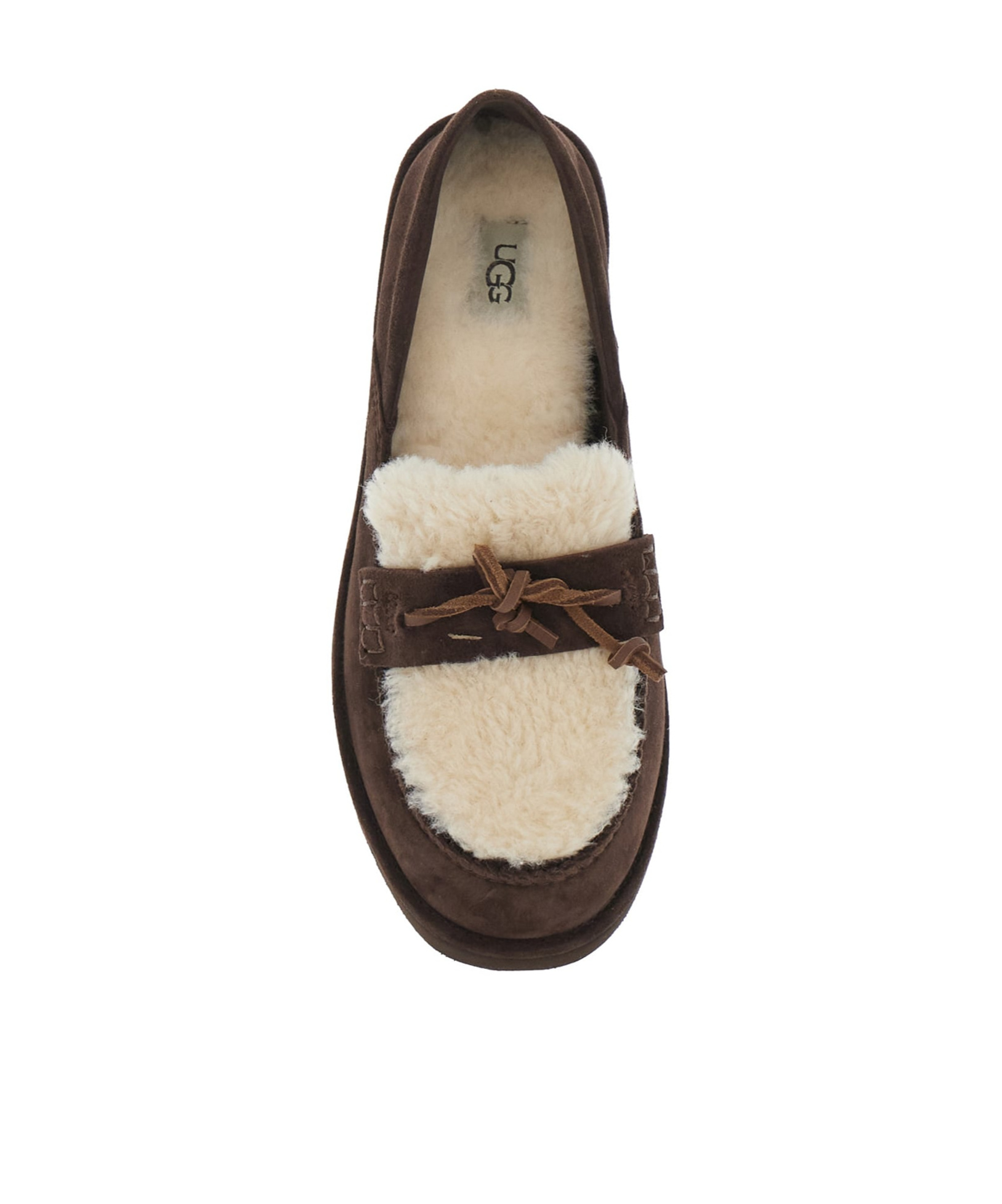 Ugg Flat Loafers In Burnt Cedar