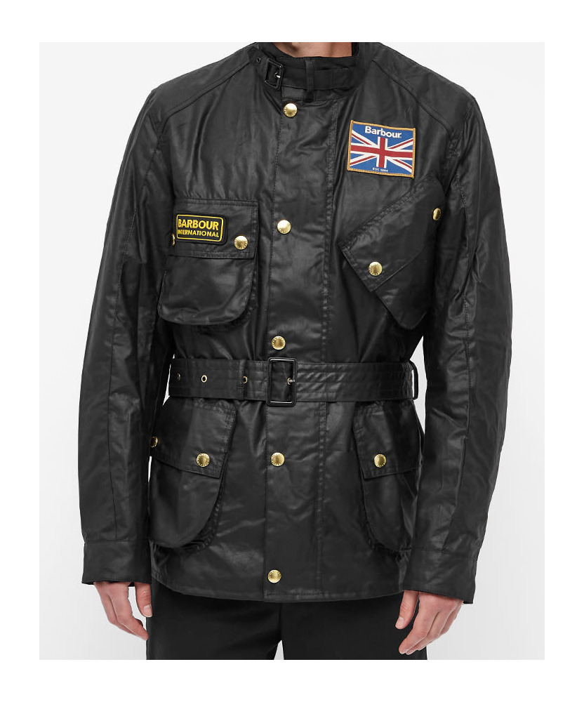 Barbour Long-sleeved Casual Jacket In Black