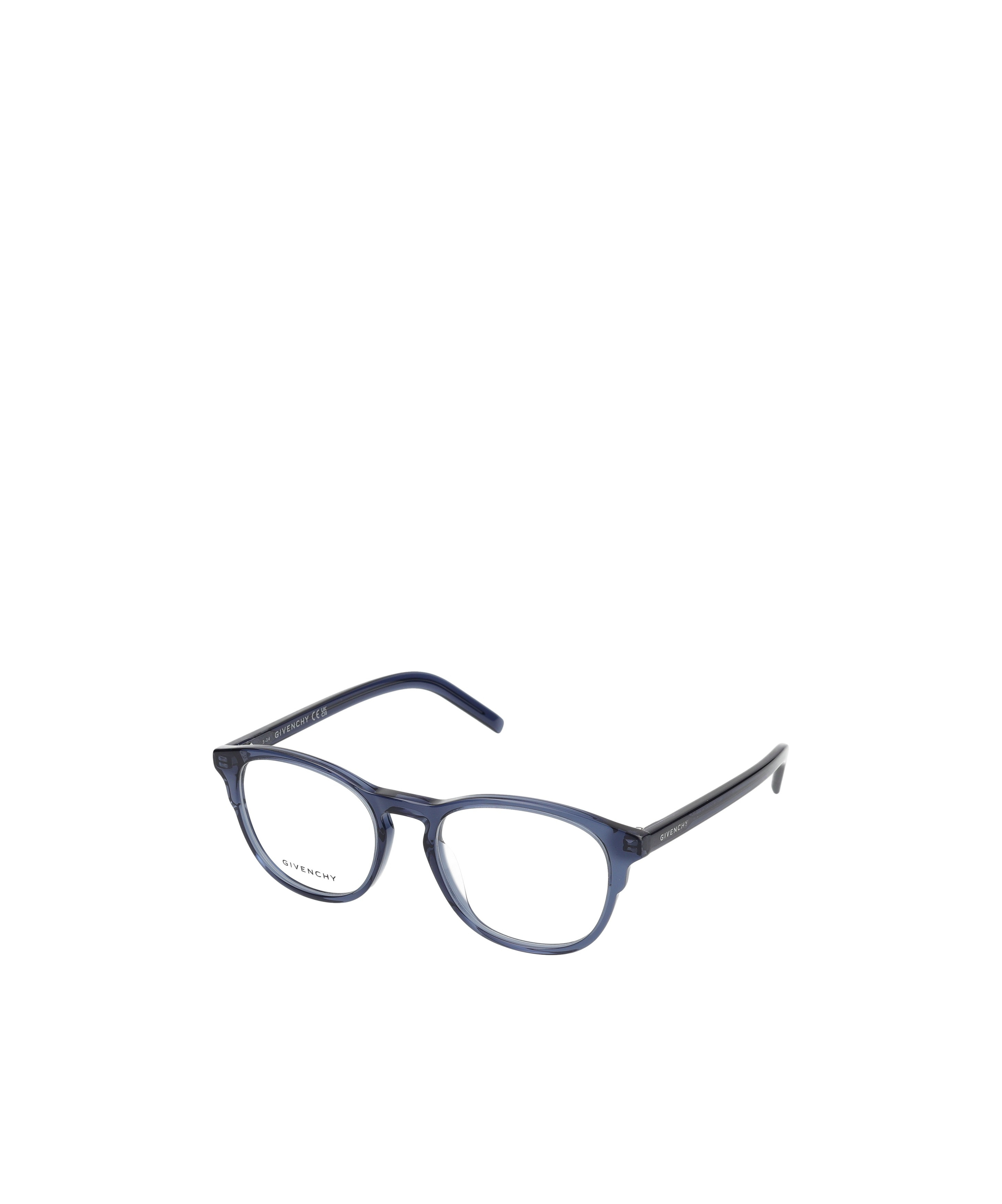 Givenchy Round Frame Flat Mirror In Gray