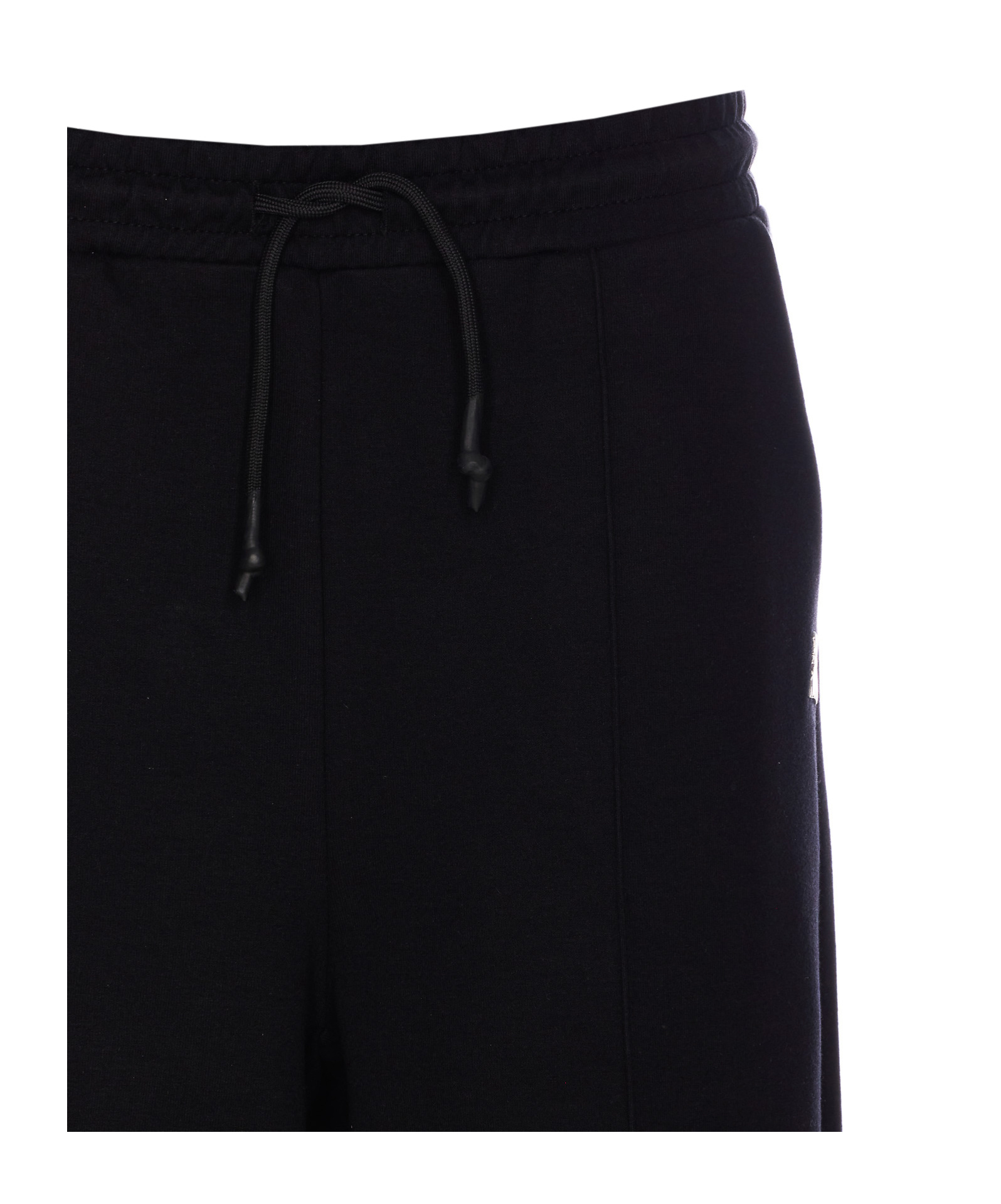 Patrizia Pepe Embossed Tie-dye Track Pants In Black
