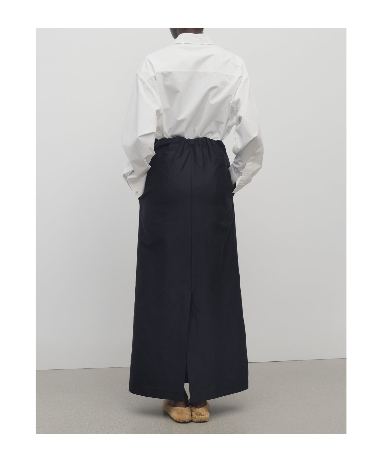 The Row Saul Skirt In Cotton And Silk