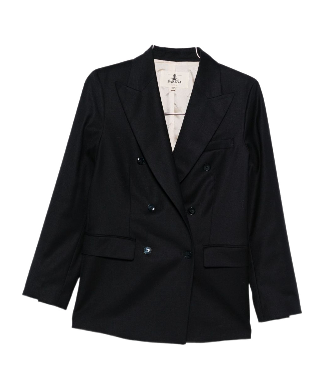 Barena Venezia Double-breasted Suit Jacket In Black