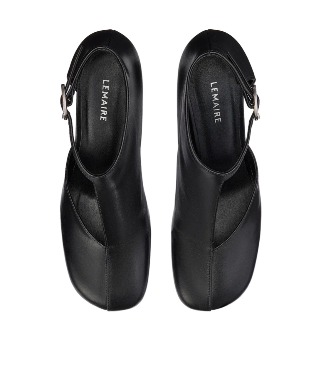 Lemaire 80mm Almond Toe Ankle Boots In Black