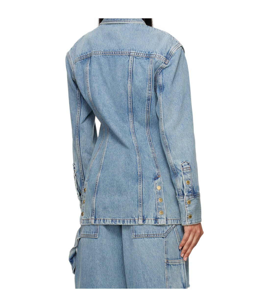Shop Darkpark Nicole Jacket In Blue