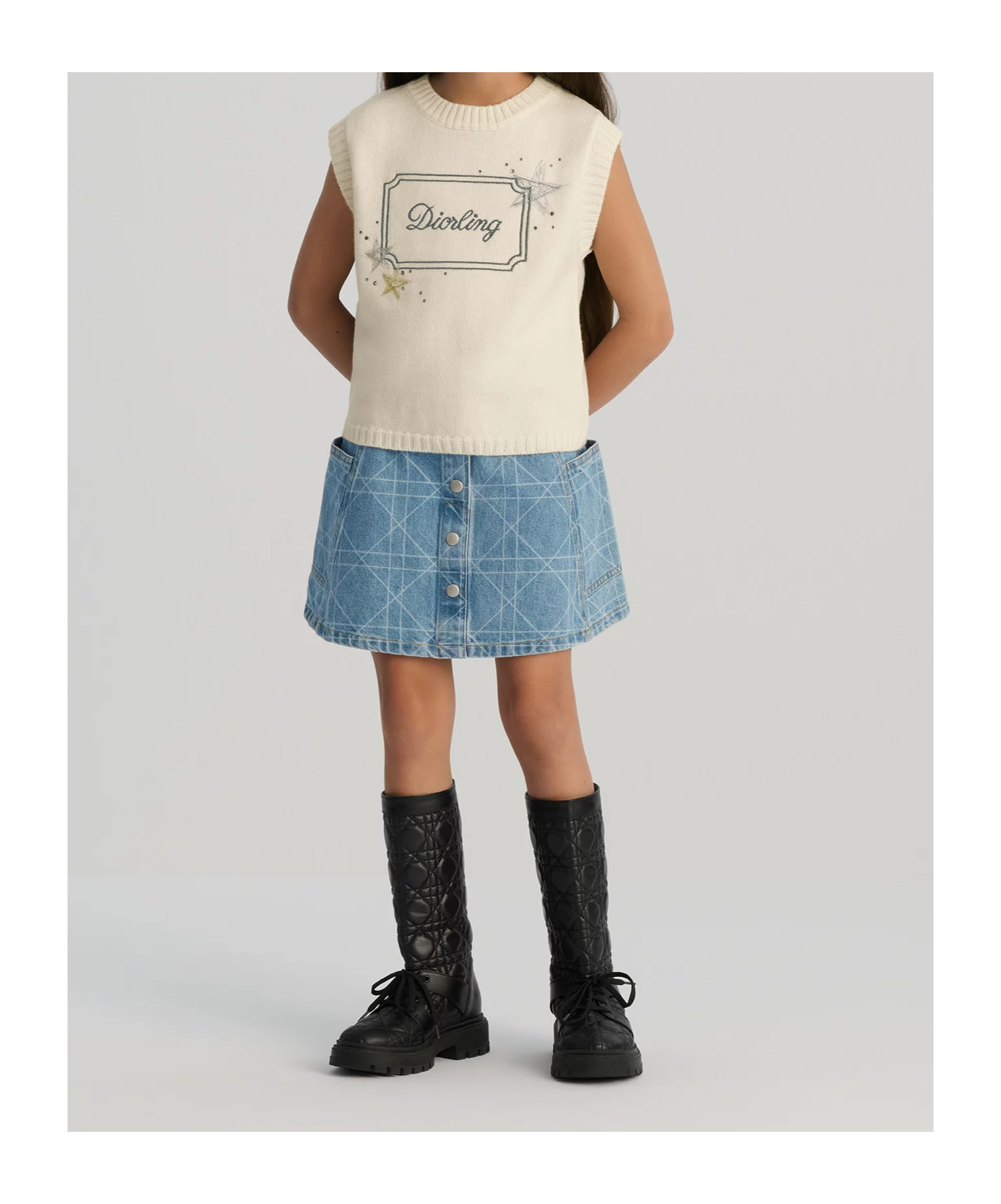 Dior Sleeveless Knitted Vest In Neutral